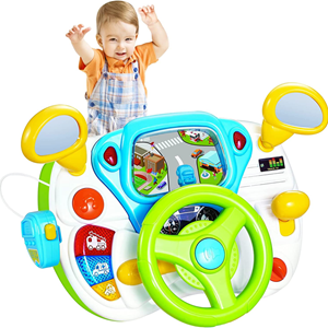 اسباب بازی آموزشی فرمان کودک Fisca Toddler Steering Wheel مدل 1712B -اسباب بازی